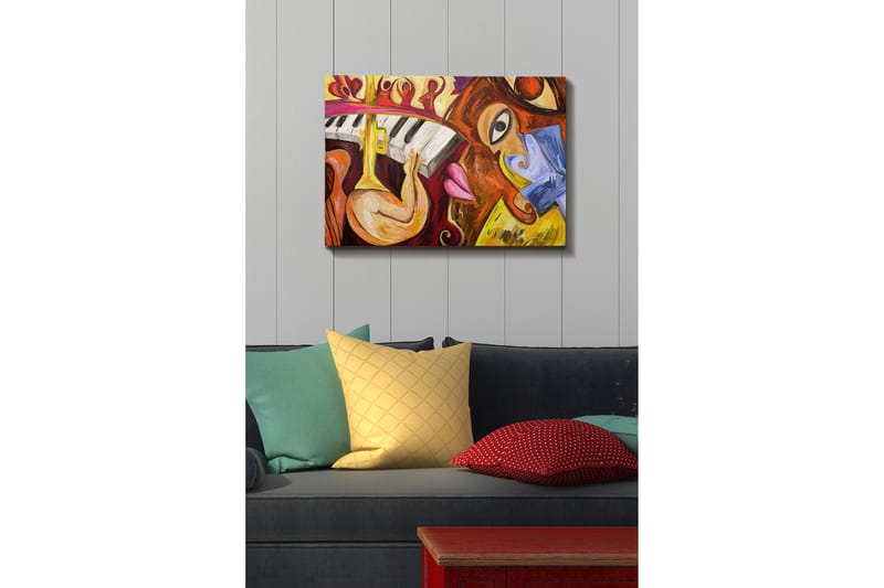 Dekorativ Canvastavla 50x70 cm - Flerfärgad - Inredning - Tavlor & konst - Canvastavlor