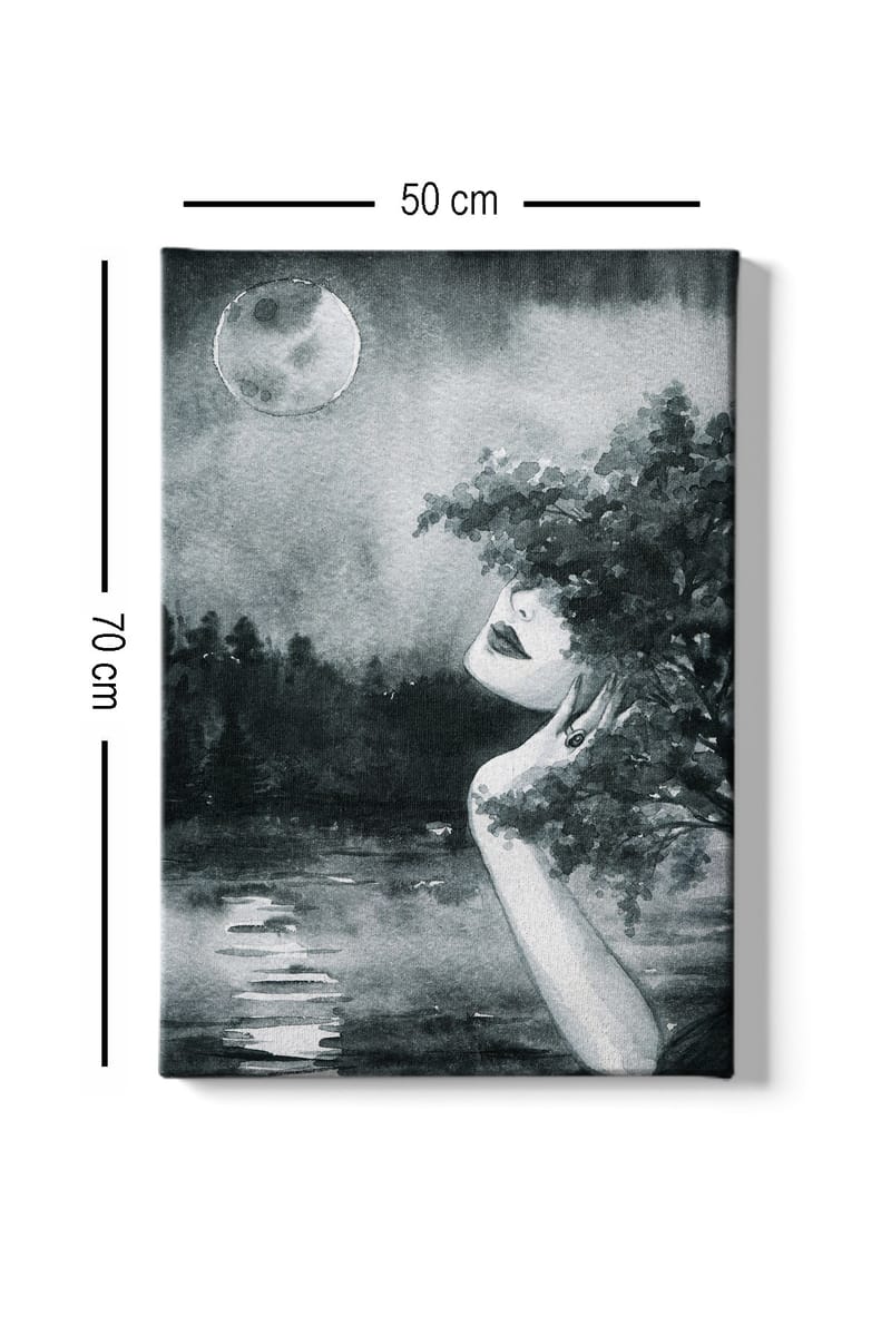 Dekorativ Canvastavla 50x70 cm - Flerfärgad - Inredning - Tavlor & konst - Canvastavlor