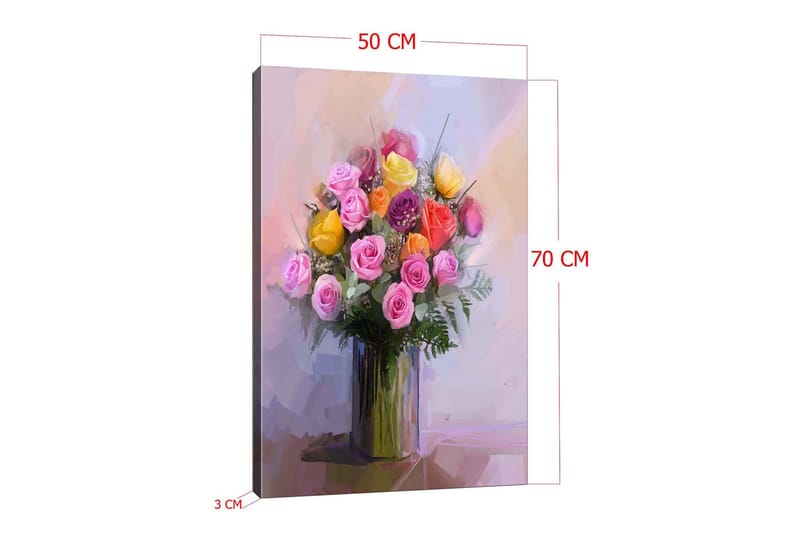 Dekorativ Canvastavla 50x70 cm - Flerfärgad - Inredning - Tavlor & konst - Canvastavlor