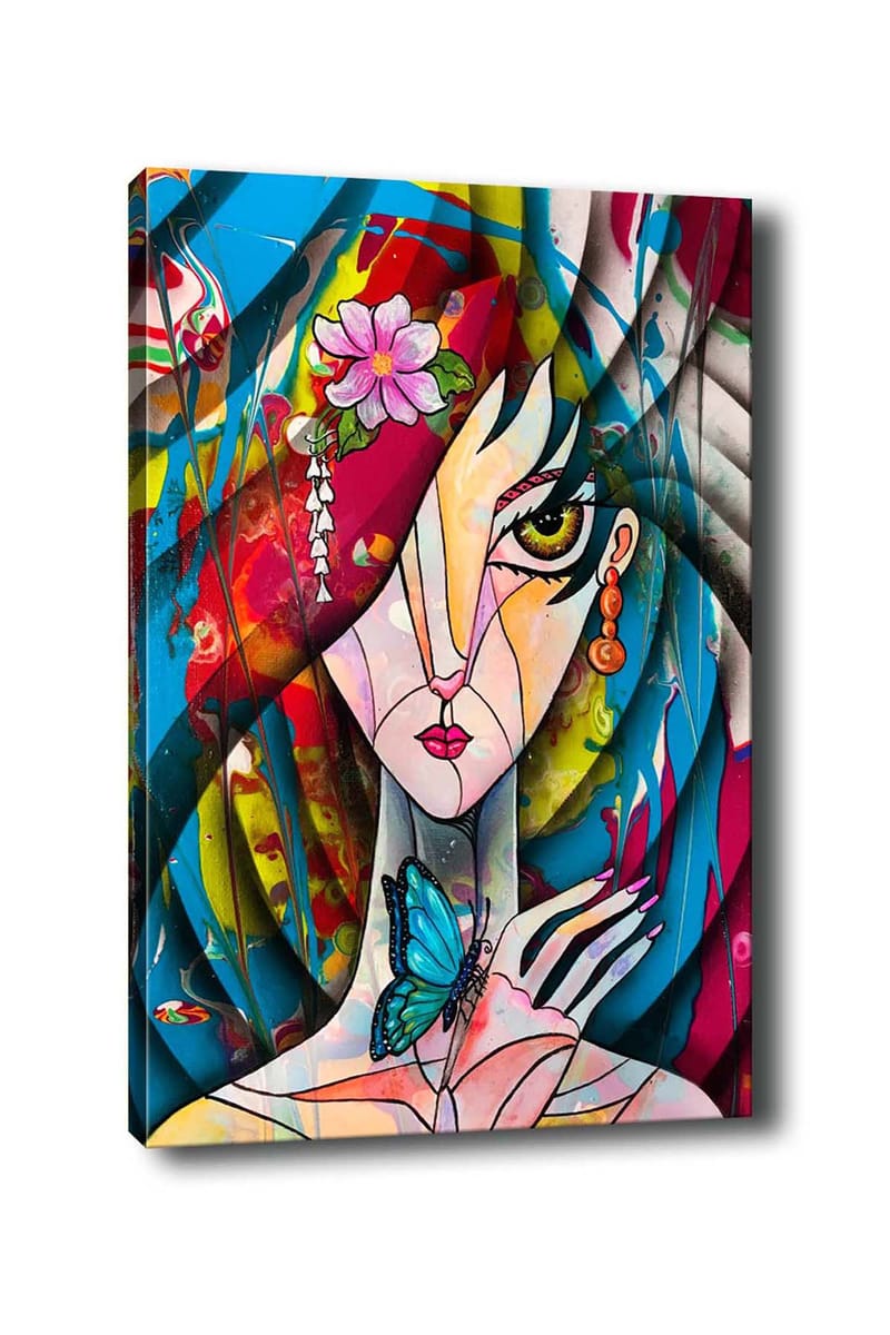 Dekorativ Canvastavla 50x70 cm - Flerfärgad - Inredning - Tavlor & konst - Canvastavlor