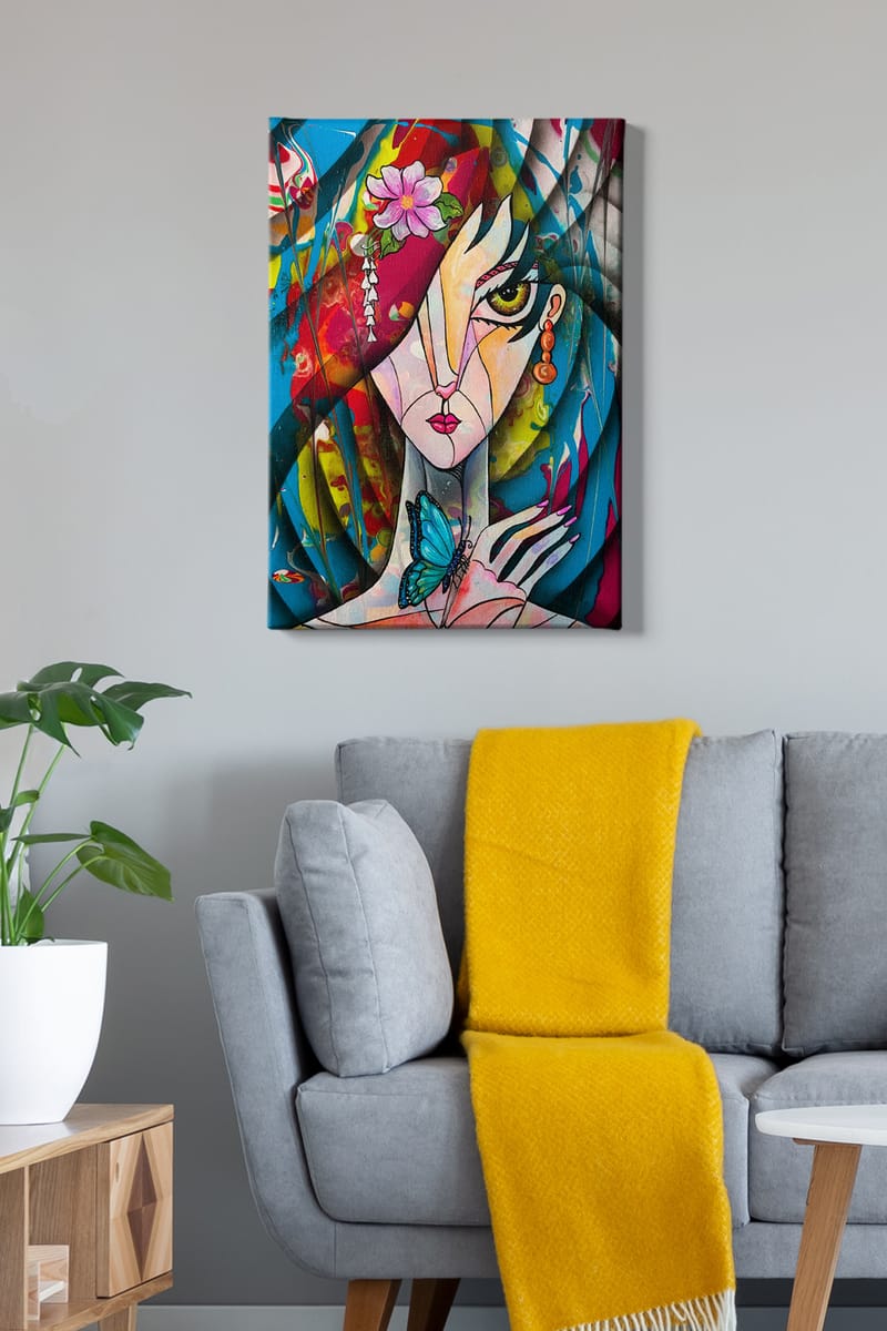 Dekorativ Canvastavla 50x70 cm - Flerfärgad - Inredning - Tavlor & konst - Canvastavlor