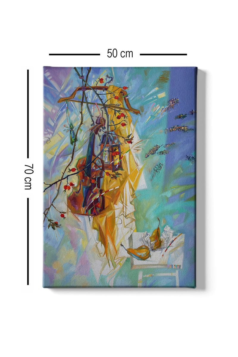 Dekorativ Canvastavla 50x70 cm - Flerfärgad - Inredning - Tavlor & konst - Canvastavlor