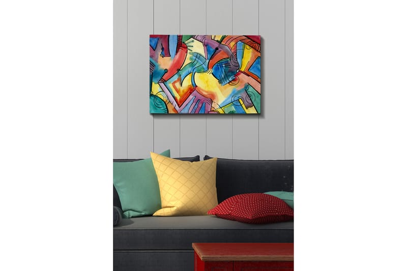 Dekorativ Canvastavla 50x70 cm - Flerfärgad - Inredning - Tavlor & konst - Canvastavlor