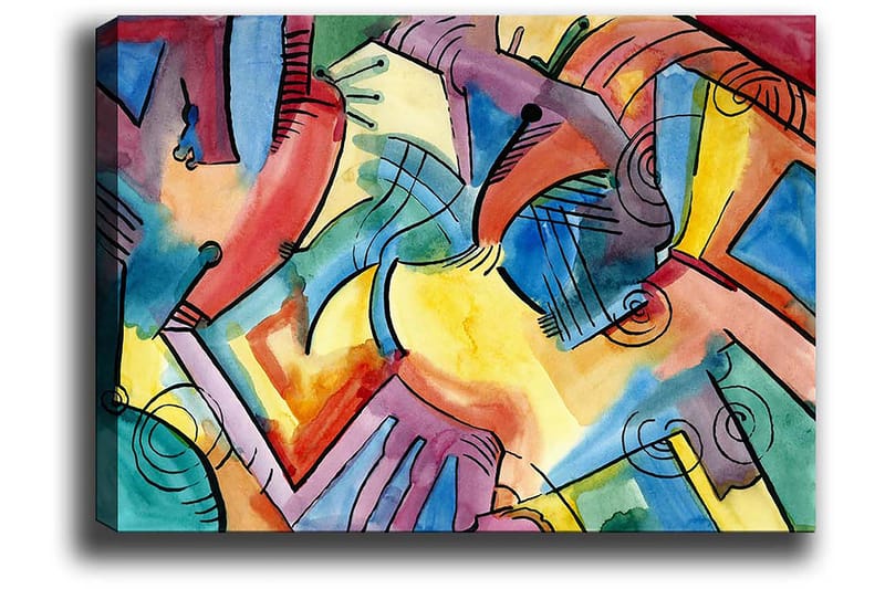 Dekorativ Canvastavla 50x70 cm - Flerfärgad - Inredning - Tavlor & konst - Canvastavlor