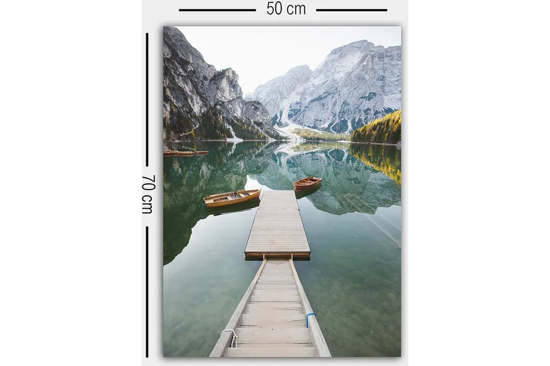 Dekorativ Canvastavla 50x70 cm - Flerfärgad - Inredning - Tavlor & konst - Canvastavlor