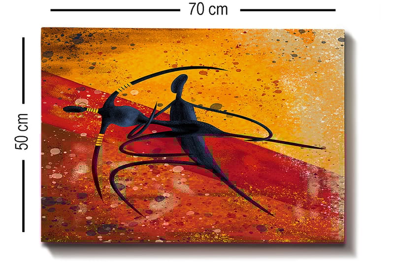 Dekorativ Canvastavla 50x70 cm - Flerfärgad - Inredning - Tavlor & konst - Canvastavlor