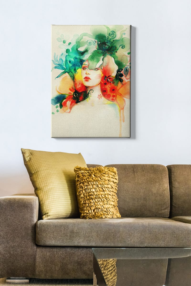 Dekorativ Canvastavla 50x70 cm - Flerfärgad - Inredning - Tavlor & konst - Canvastavlor