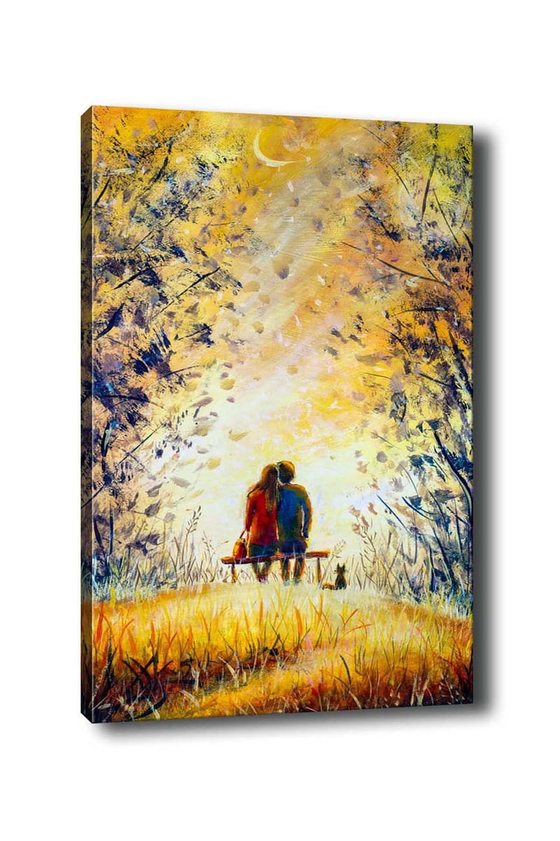 Dekorativ Canvastavla 50x70 cm - Flerfärgad - Inredning - Tavlor & konst - Canvastavlor