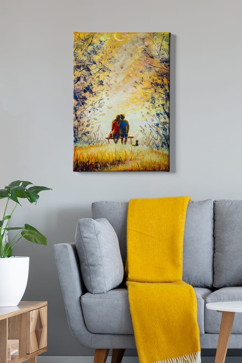 Dekorativ Canvastavla 50x70 cm - Flerfärgad - Inredning - Tavlor & konst - Canvastavlor