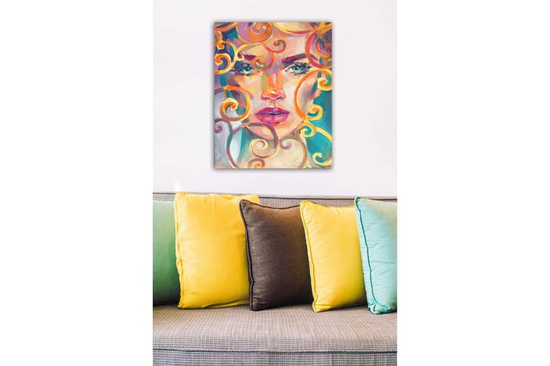 Dekorativ Canvastavla 50x70 cm - Flerfärgad - Inredning - Tavlor & konst - Canvastavlor