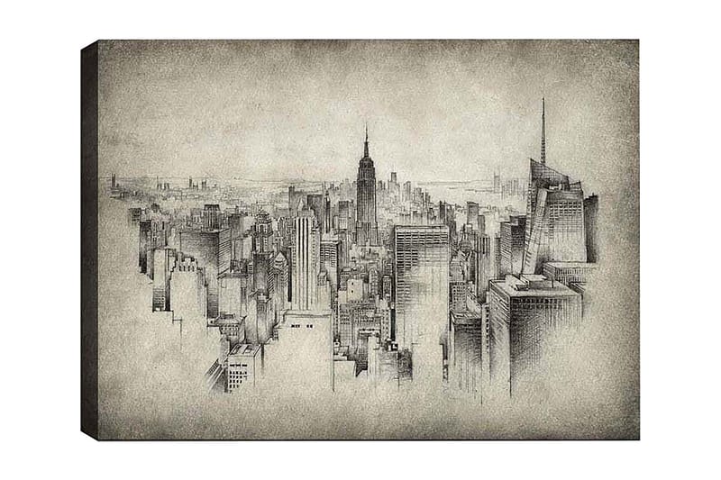 Dekorativ Canvastavla 50x70 cm - Flerfärgad - Inredning - Tavlor & konst - Canvastavlor