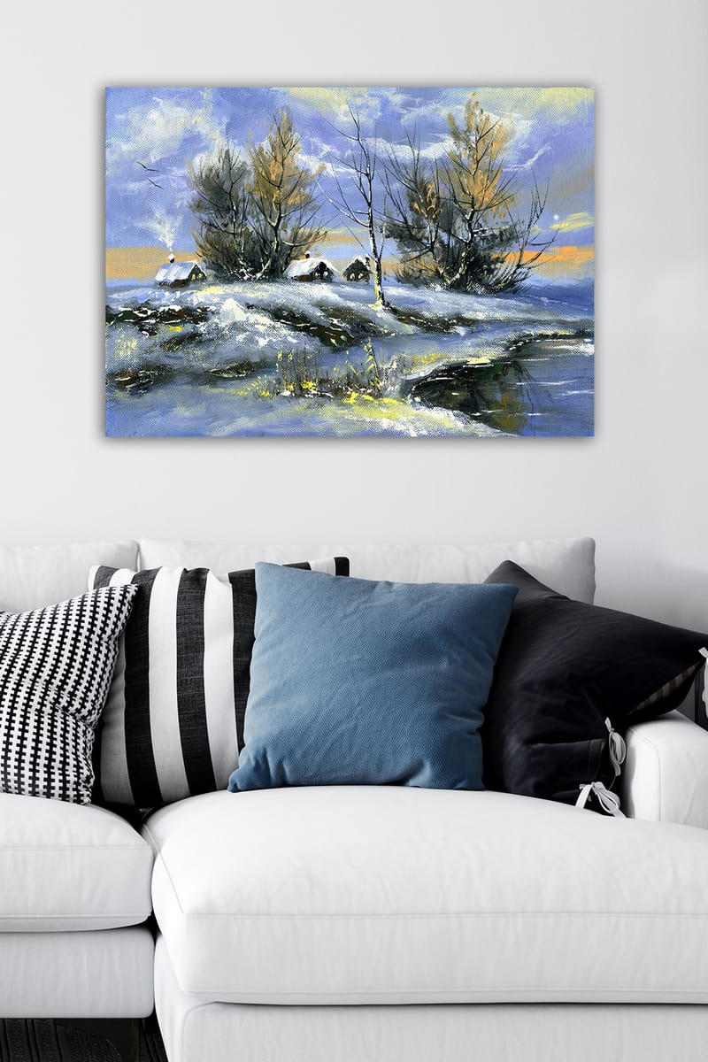 Dekorativ Canvastavla 50x70 cm - Flerfärgad - Inredning - Tavlor & konst - Canvastavlor