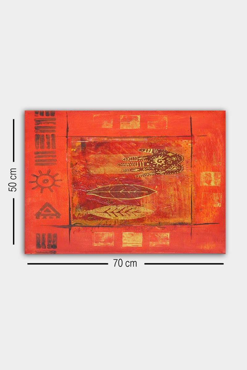 Dekorativ Canvastavla 50x70 cm - Flerfärgad - Inredning - Tavlor & konst - Canvastavlor