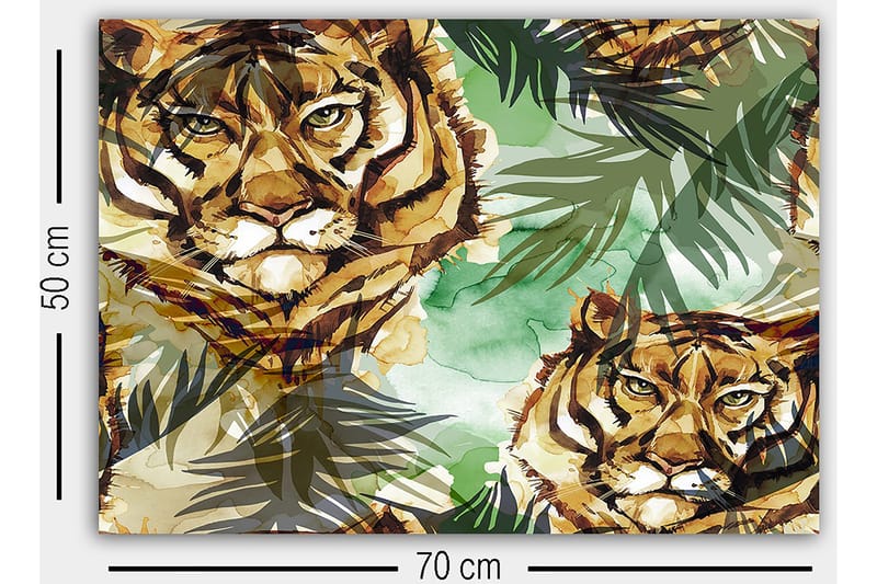 Dekorativ Canvastavla 50x70 cm - Flerfärgad - Inredning - Tavlor & konst - Canvastavlor