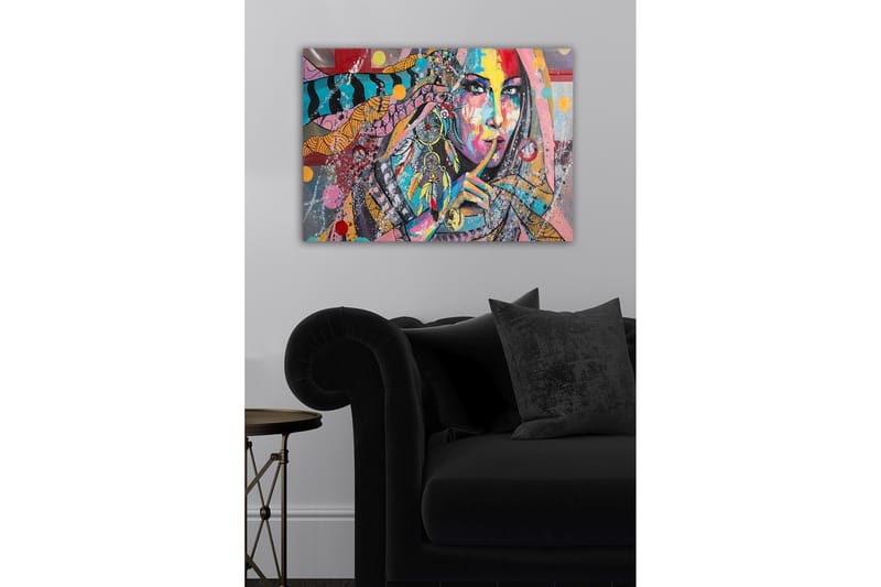 Dekorativ Canvastavla 50x70 cm - Flerfärgad - Inredning - Tavlor & konst - Canvastavlor