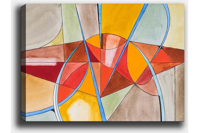 Dekorativ Canvastavla 50x70 cm - Flerfärgad - Inredning - Tavlor & konst - Canvastavlor