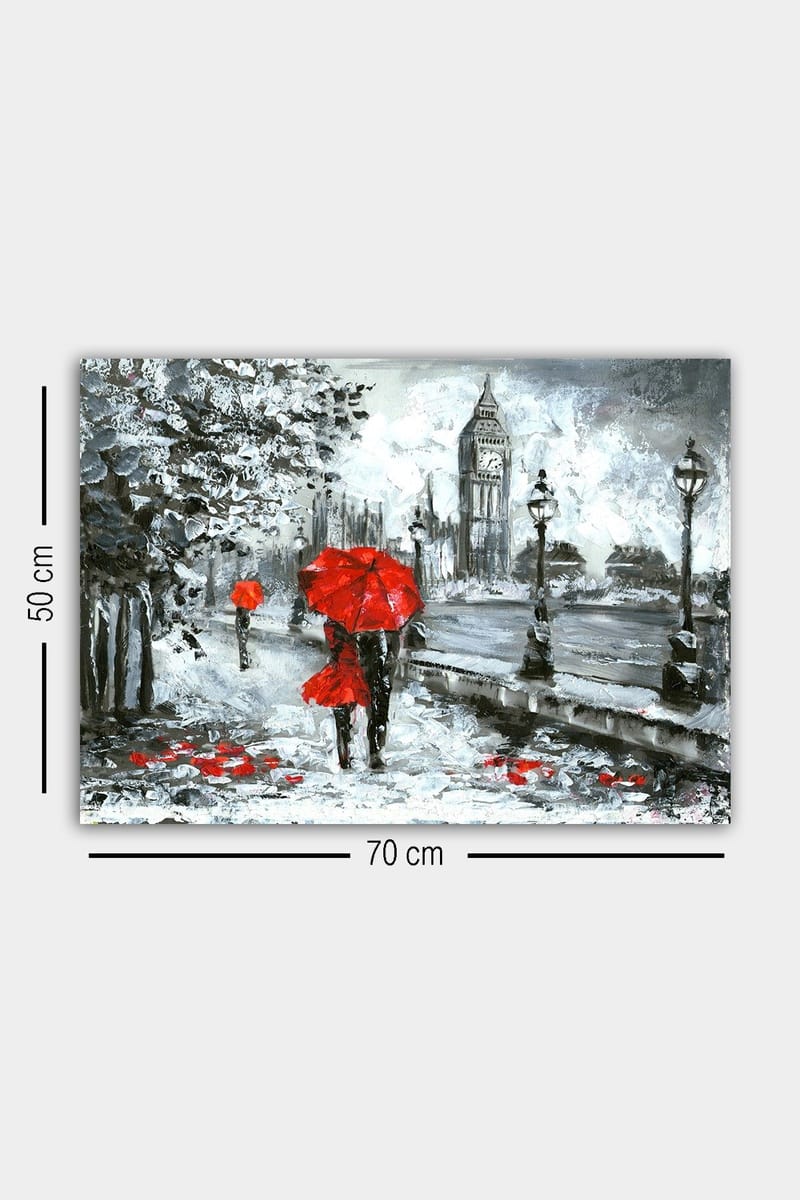 Dekorativ Canvastavla 50x70 cm - Flerfärgad - Inredning - Tavlor & konst - Canvastavlor