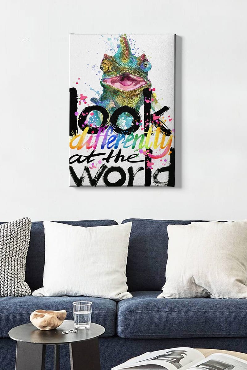 Dekorativ Canvastavla 50x70 cm - Flerfärgad - Inredning - Tavlor & konst - Canvastavlor