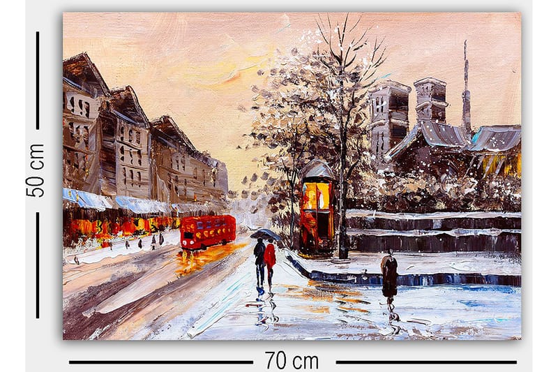 Dekorativ Canvastavla 50x70 cm - Flerfärgad - Inredning - Tavlor & konst - Canvastavlor