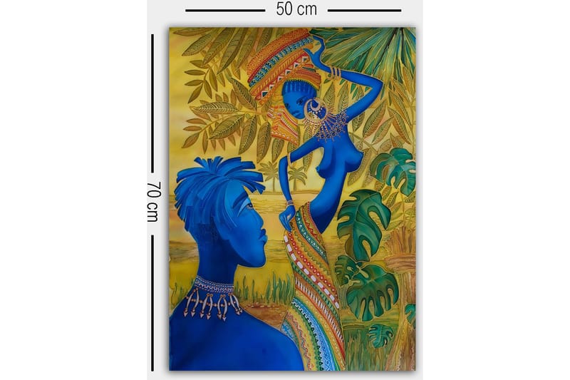 Dekorativ Canvastavla 50x70 cm - Flerfärgad - Inredning - Tavlor & konst - Canvastavlor