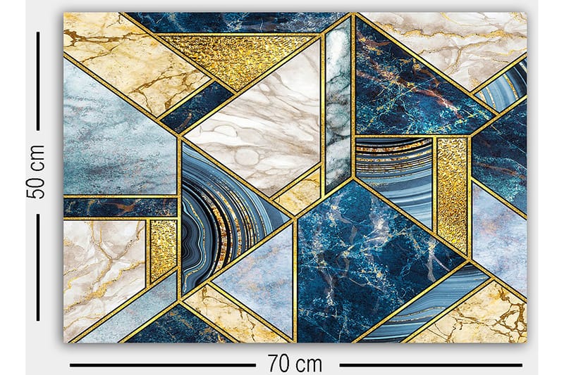 Dekorativ Canvastavla 50x70 cm - Flerfärgad - Inredning - Tavlor & konst - Canvastavlor