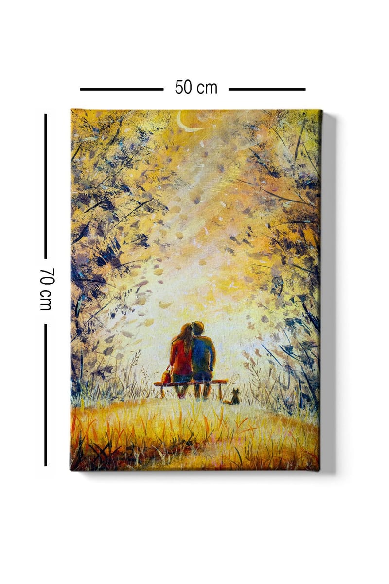 Dekorativ Canvastavla 50x70 cm - Flerfärgad - Inredning - Tavlor & konst - Canvastavlor