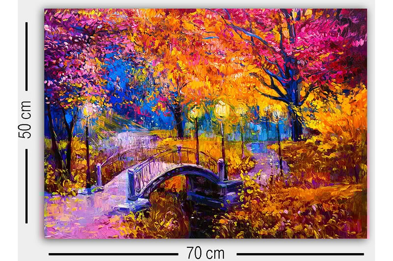 Dekorativ Canvastavla 50x70 cm - Flerfärgad - Inredning - Tavlor & konst - Canvastavlor