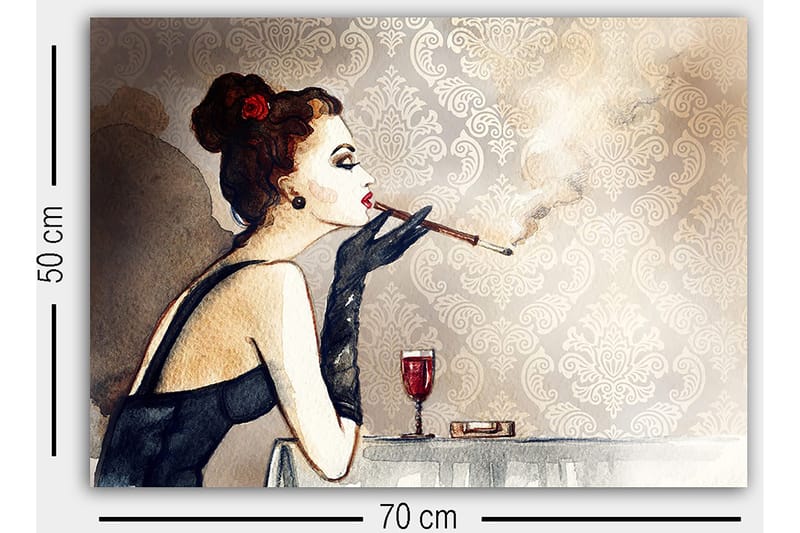 Dekorativ Canvastavla 50x70 cm - Flerfärgad - Inredning - Tavlor & konst - Canvastavlor