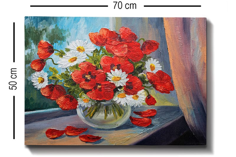 Dekorativ Canvastavla 50x70 cm - Flerfärgad - Inredning - Tavlor & konst - Canvastavlor