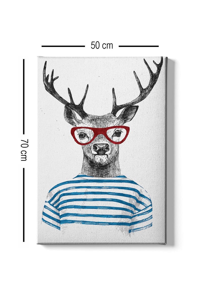 Dekorativ Canvastavla 50x70 cm - Flerfärgad - Inredning - Tavlor & konst - Canvastavlor