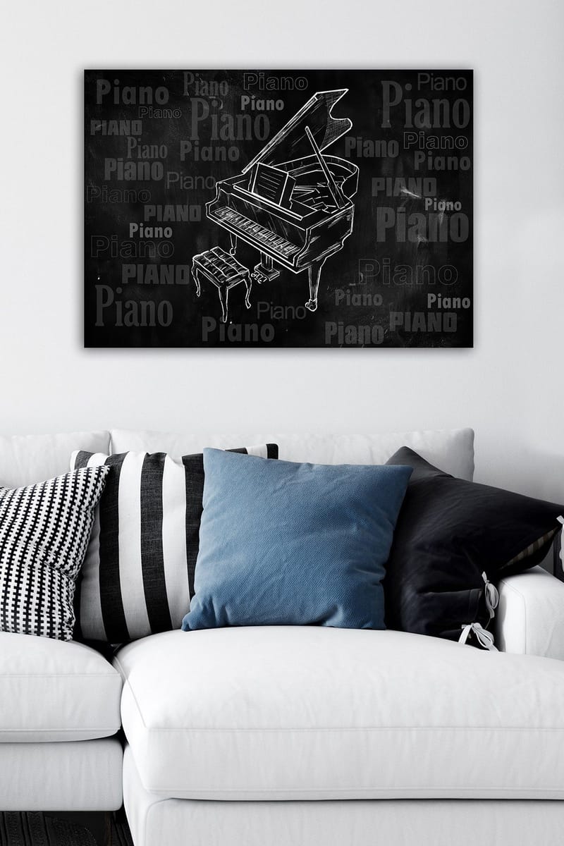 Dekorativ Canvastavla 50x70 cm - Flerfärgad - Inredning - Tavlor & konst - Canvastavlor