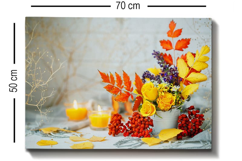 Dekorativ Canvastavla 50x70 cm - Flerfärgad - Inredning - Tavlor & konst - Canvastavlor