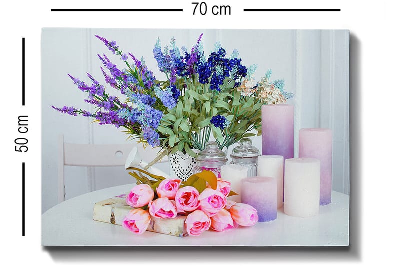 Dekorativ Canvastavla 50x70 cm - Flerfärgad - Inredning - Tavlor & konst - Canvastavlor