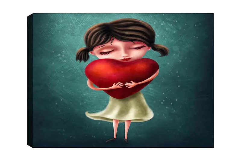 Dekorativ Canvastavla 50x70 cm, Flerfärgad