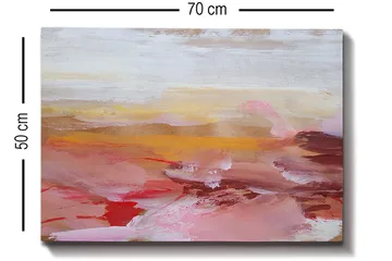 Dekorativ Canvastavla 50x70 cm - Flerfärgad - Inredning - Tavlor & konst - Canvastavlor