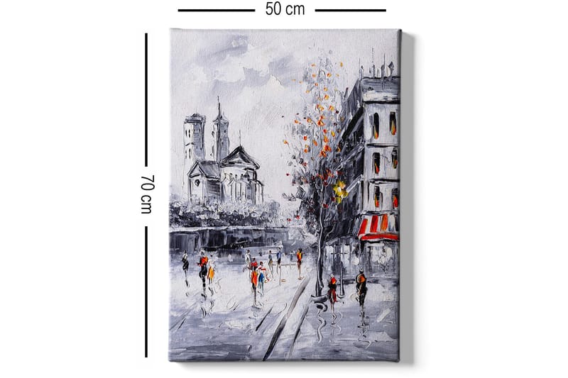 Dekorativ Canvastavla 50x70 cm - Flerfärgad - Inredning - Tavlor & konst - Canvastavlor