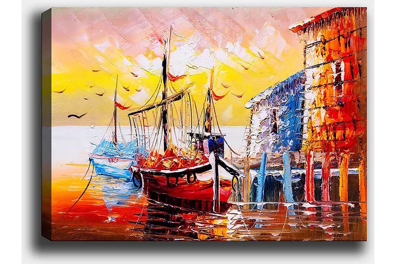 Dekorativ Canvastavla 50x70 cm - Flerfärgad - Inredning - Tavlor & konst - Canvastavlor