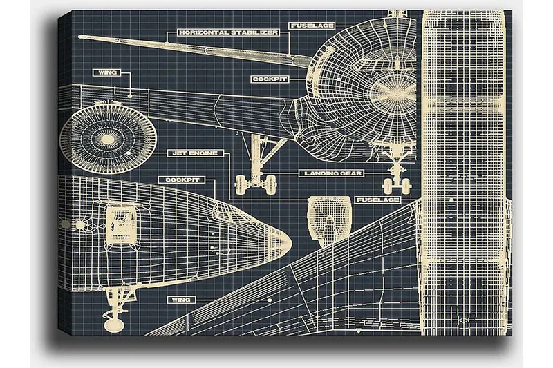 Dekorativ Canvastavla 50x70 cm - Flerfärgad - Inredning - Tavlor & konst - Canvastavlor