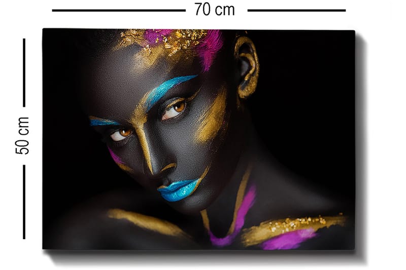 Dekorativ Canvastavla 50x70 cm - Flerfärgad - Inredning - Tavlor & konst - Canvastavlor