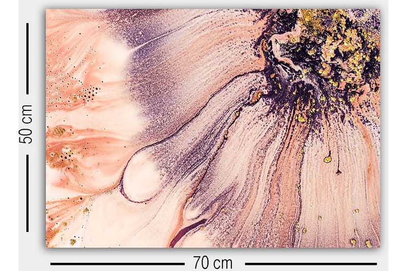 Dekorativ Canvastavla 50x70 cm - Flerfärgad - Inredning - Tavlor & konst - Canvastavlor