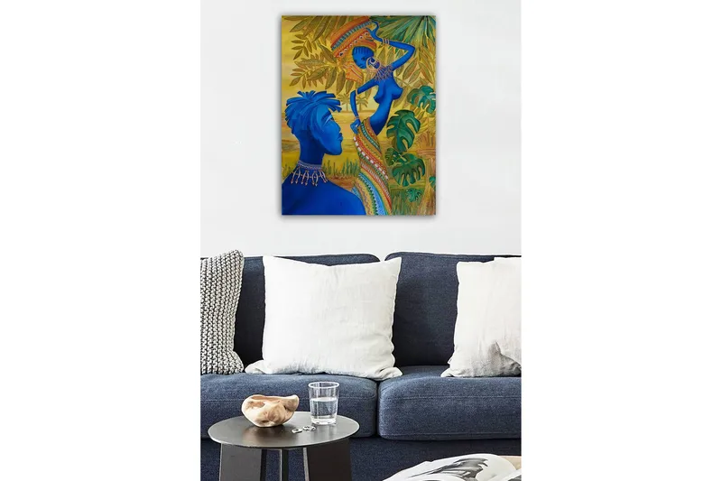 Dekorativ Canvastavla 50x70 cm - Flerfärgad - Inredning - Tavlor & konst - Canvastavlor