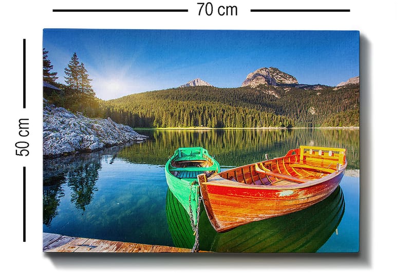 Dekorativ Canvastavla 50x70 cm - Flerfärgad - Inredning - Tavlor & konst - Canvastavlor