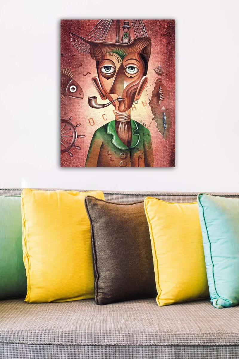 Dekorativ Canvastavla 50x70 cm - Flerfärgad - Inredning - Tavlor & konst - Canvastavlor