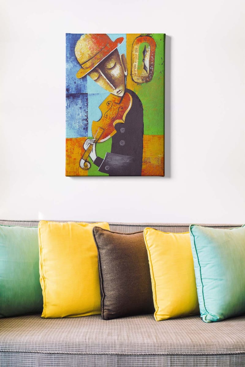 Dekorativ Canvastavla 50x70 cm - Flerfärgad - Inredning - Tavlor & konst - Canvastavlor