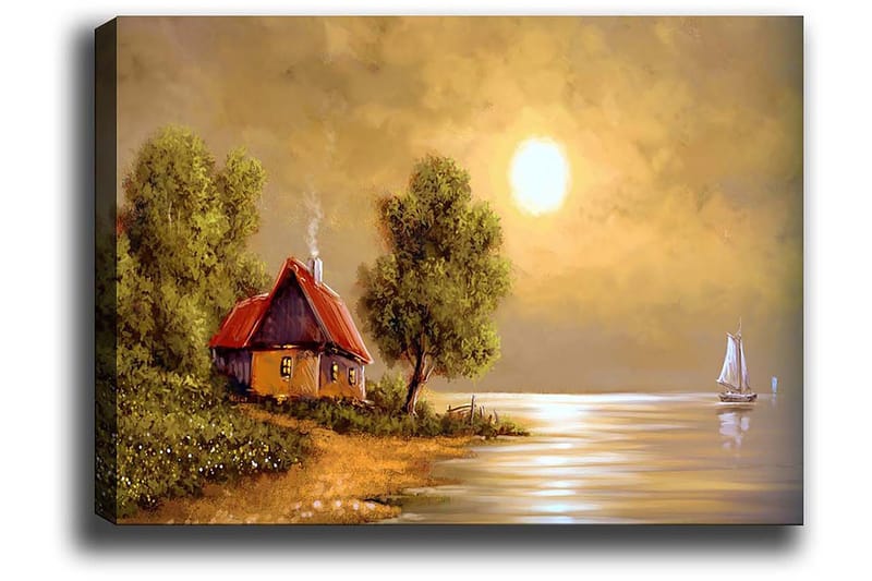 Dekorativ Canvastavla 50x70 cm - Flerfärgad - Inredning - Tavlor & konst - Canvastavlor