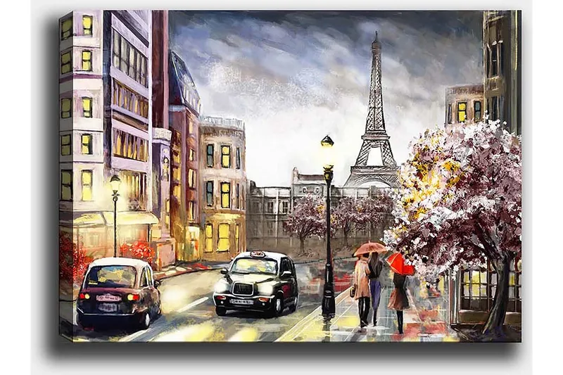 Dekorativ Canvastavla 50x70 cm - Flerfärgad - Inredning - Tavlor & konst - Canvastavlor