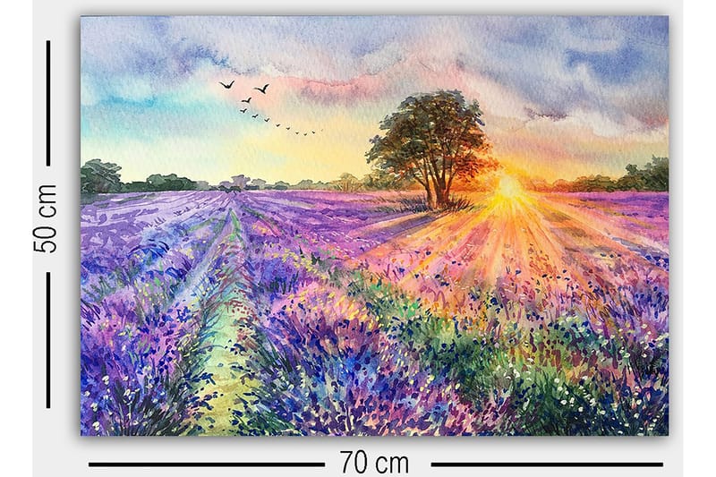 Dekorativ Canvastavla 50x70 cm - Flerfärgad - Inredning - Tavlor & konst - Canvastavlor