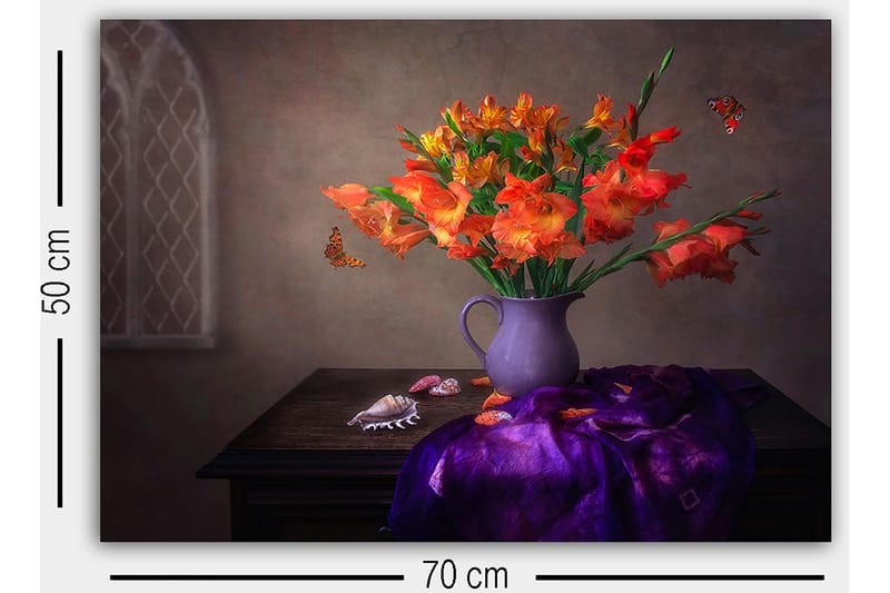 Dekorativ Canvastavla 50x70 cm - Flerfärgad - Inredning - Tavlor & konst - Canvastavlor