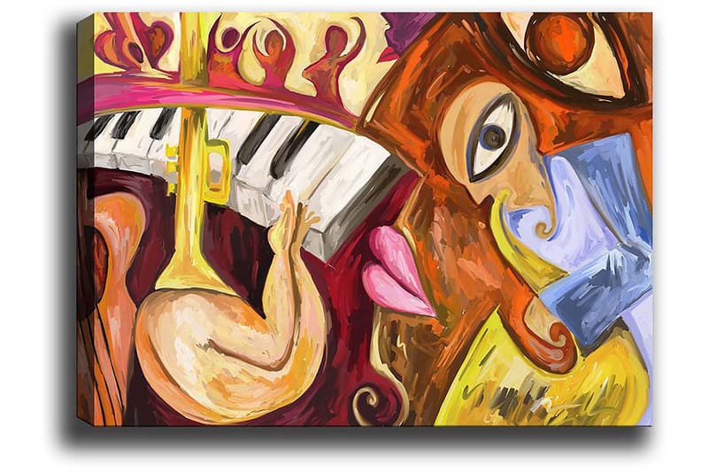 Dekorativ Canvastavla 50x70 cm - Flerfärgad - Inredning - Tavlor & konst - Canvastavlor