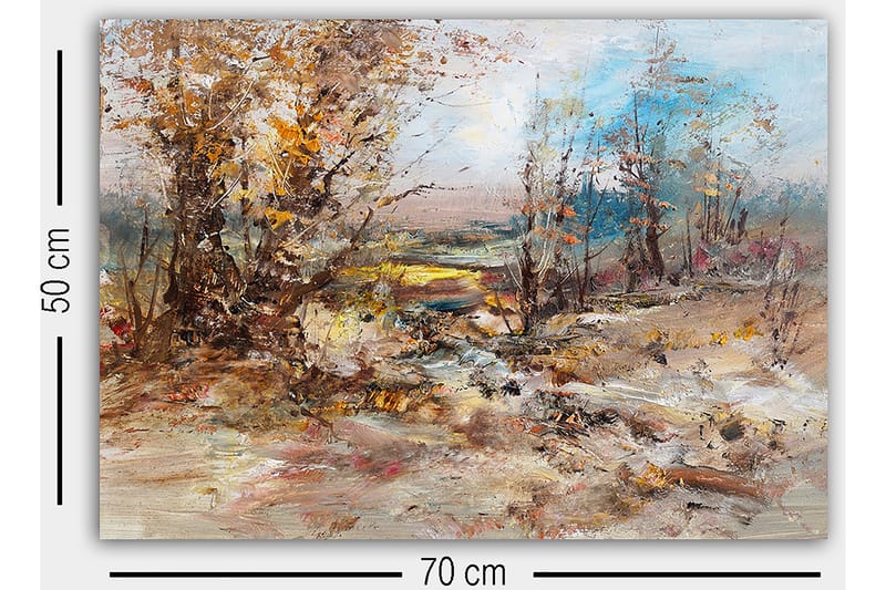 Dekorativ Canvastavla 50x70 cm - Flerfärgad - Inredning - Tavlor & konst - Canvastavlor